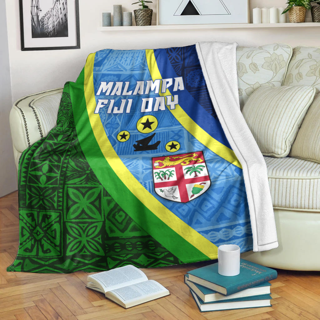 Vanuatu Malampa Fiji Day Premium Blanket Combine Flag Design