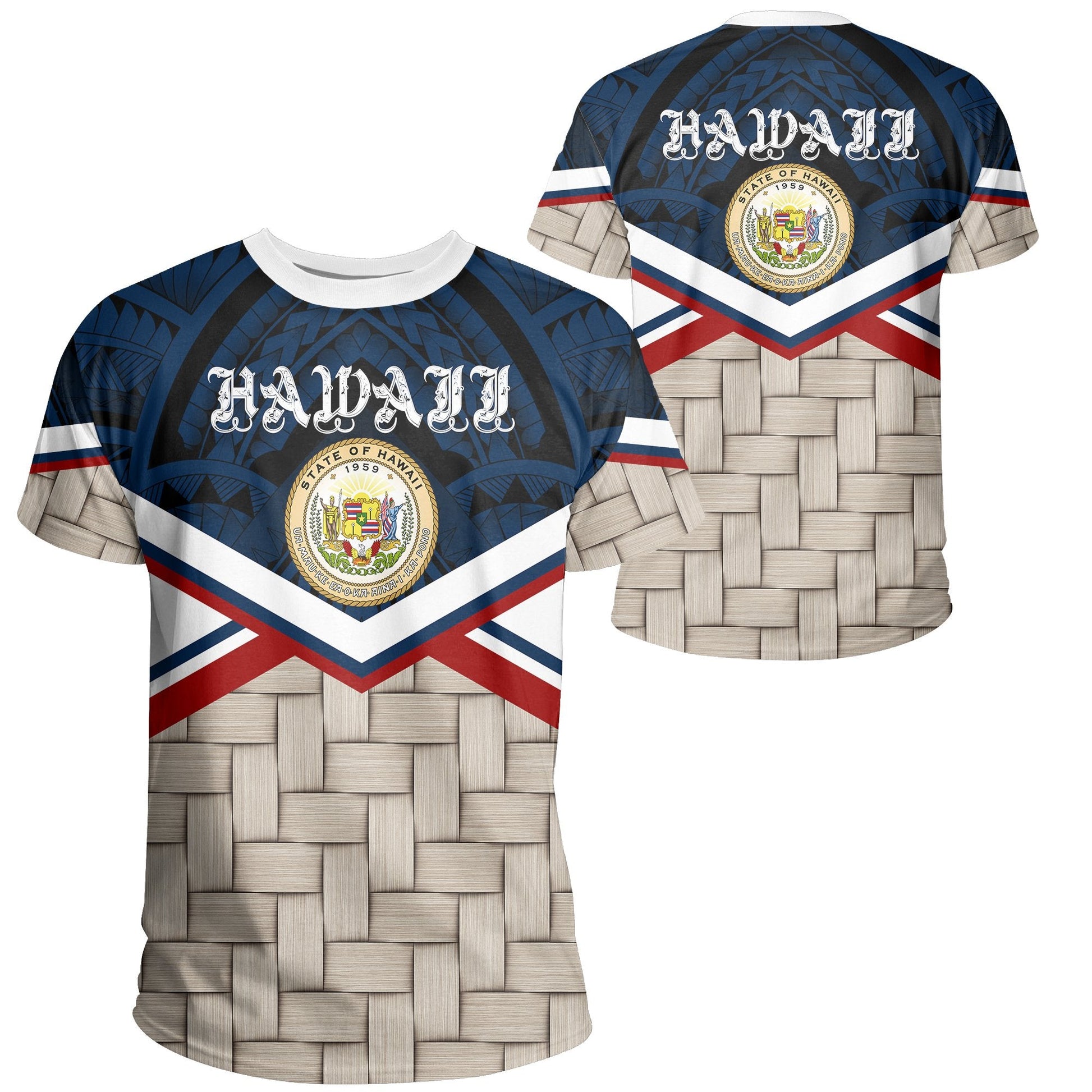 Hawaii Lauhala Coat Of Arms T-Shirt