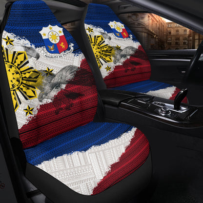 Phillippines Filipino Tribal Eagle Car Seat Covers
