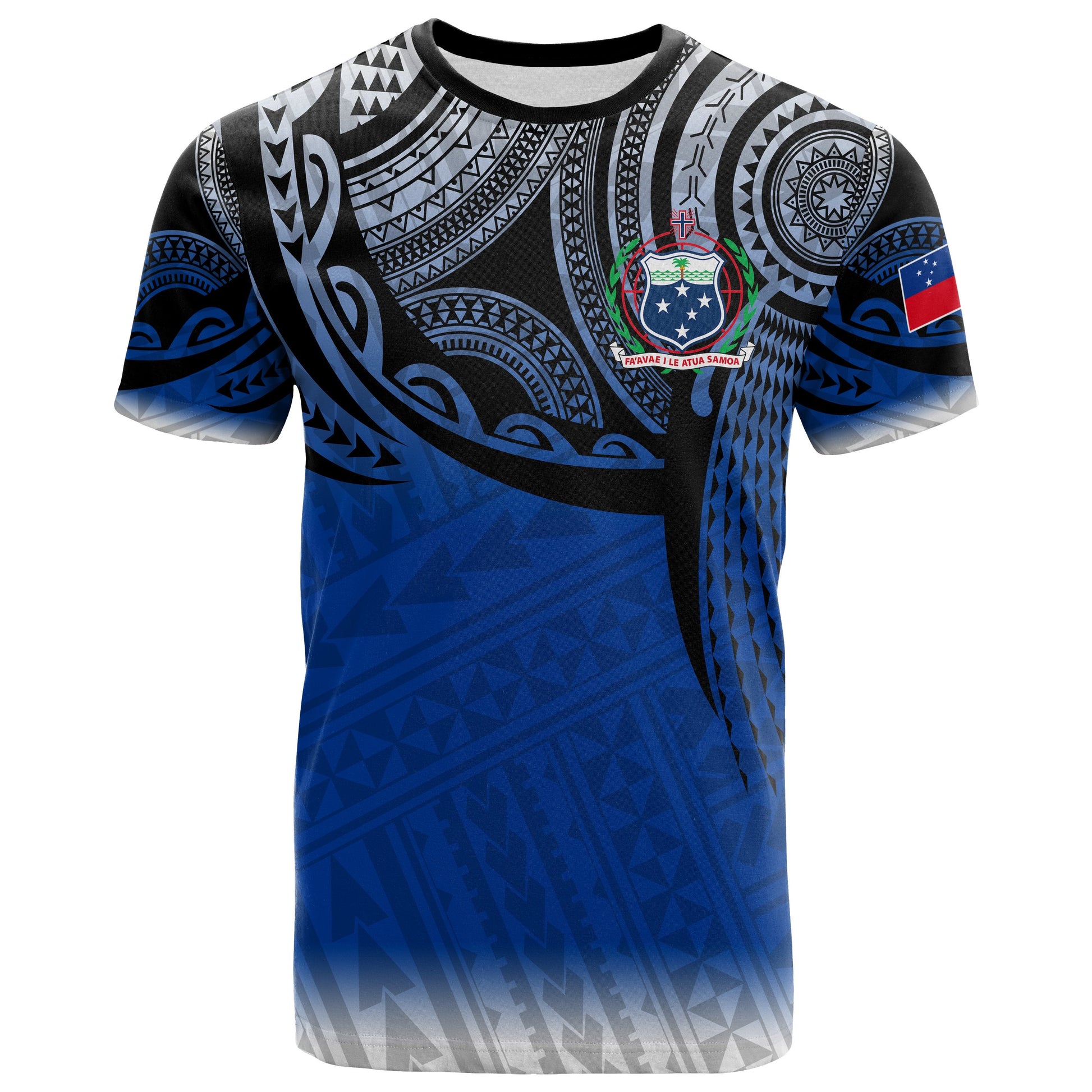 Samoa Polynesian T - Shirt - Tattoo Pattern