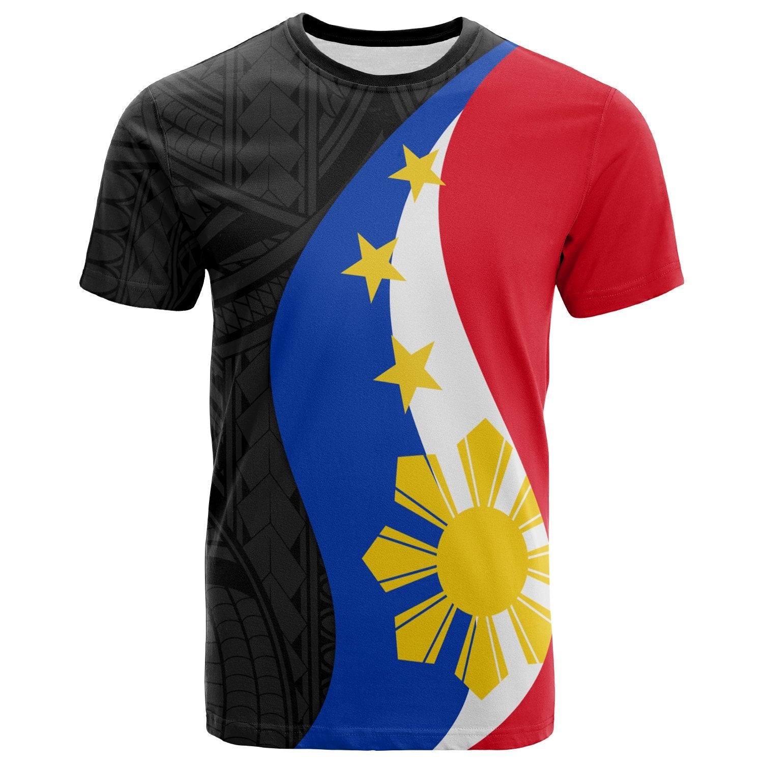 Philippines T - Shirt - King Lapu - Lapu Polynesian Pattern