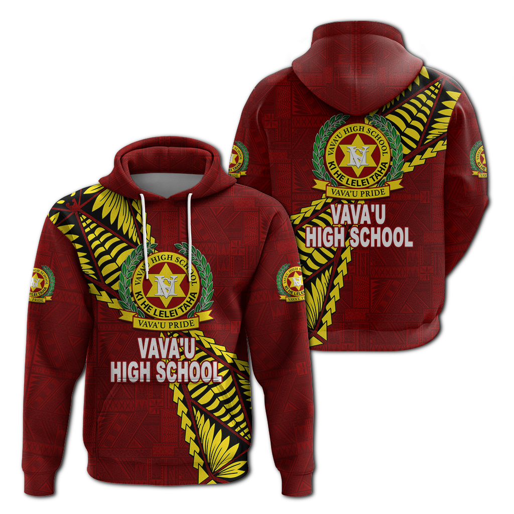 Tonga Vava'u High School Tongan Patterns Hoodie