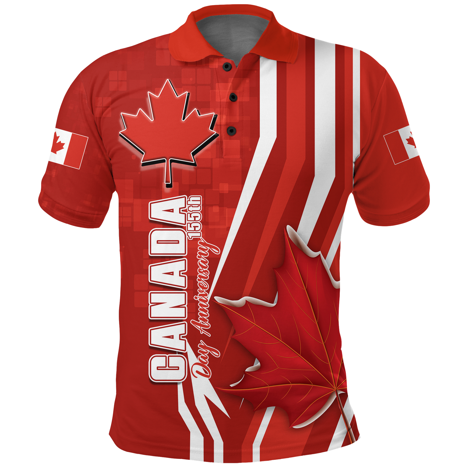 Canada Day Anniversary Pride Polo Shirt