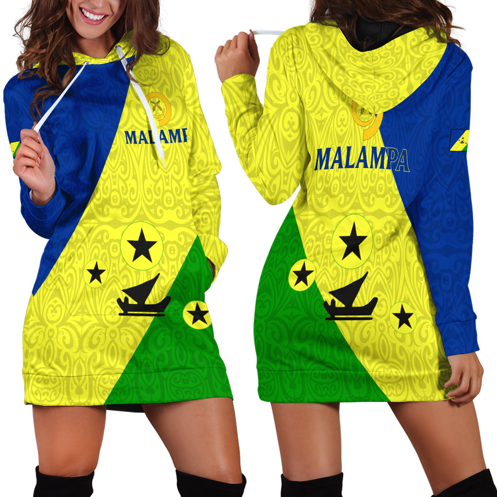 Vanuatu Malampa Province Hoodie Dress Flag Style