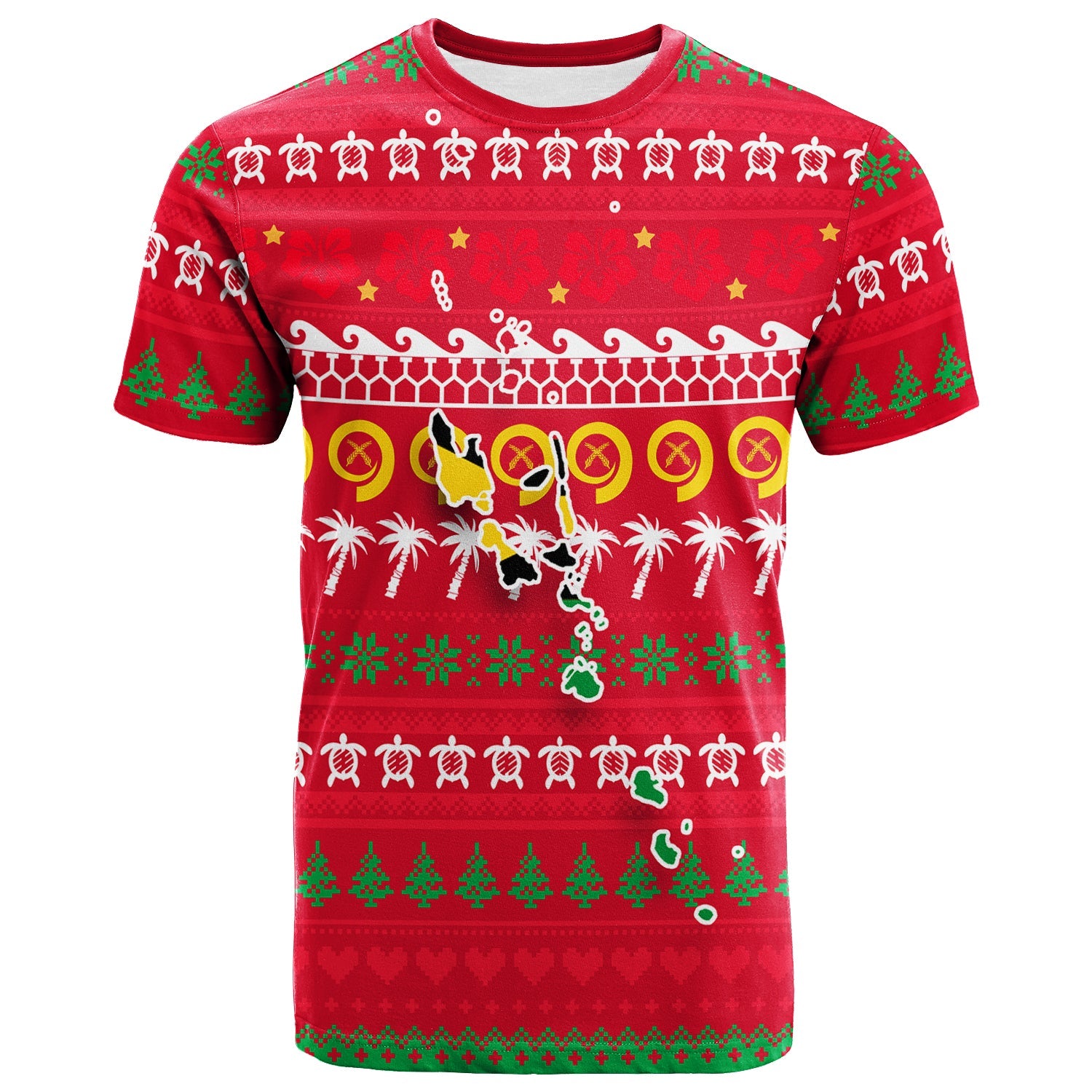 Vanuatu Christmas T Shirt Ugly Christmas 2
