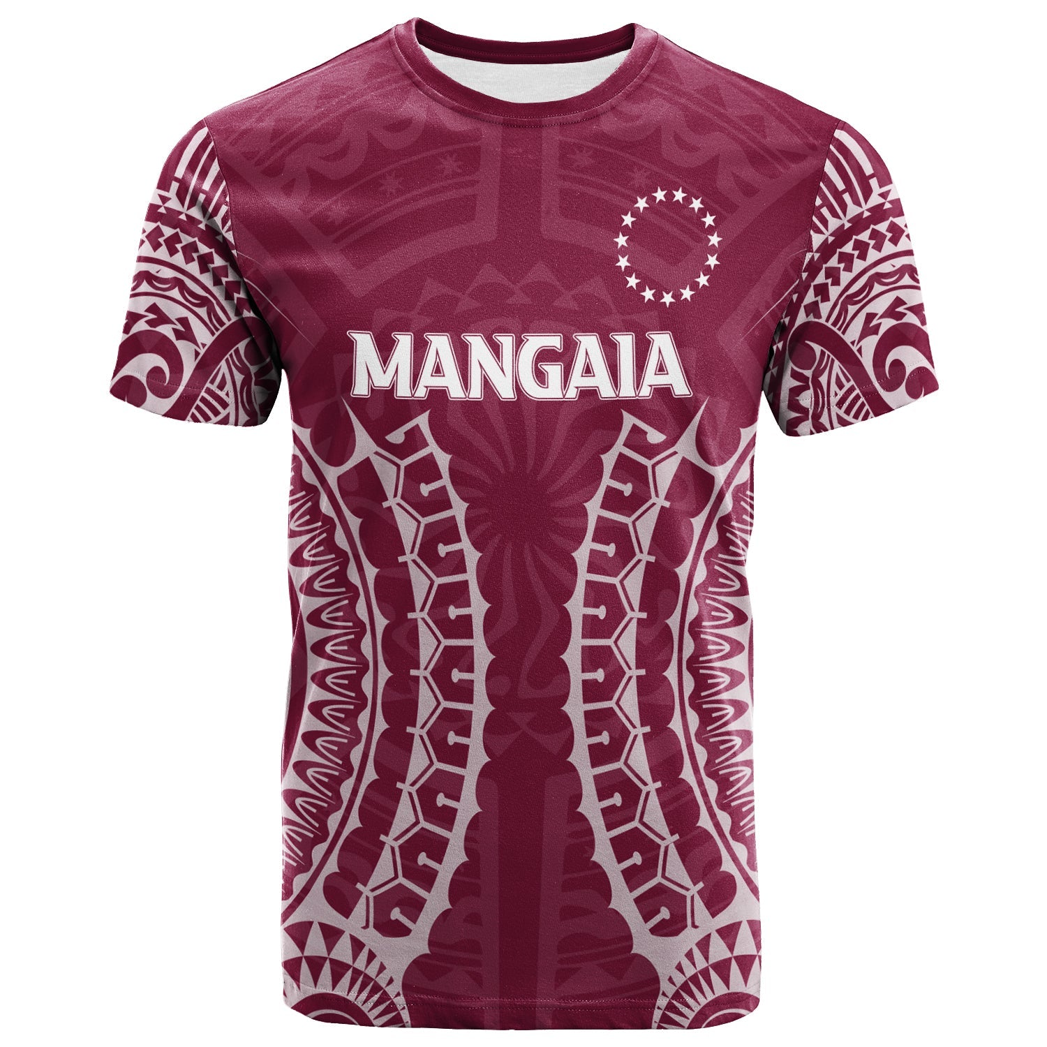 Cook Islands Mangaia T - Shirt - Tribal Pattern Shirt