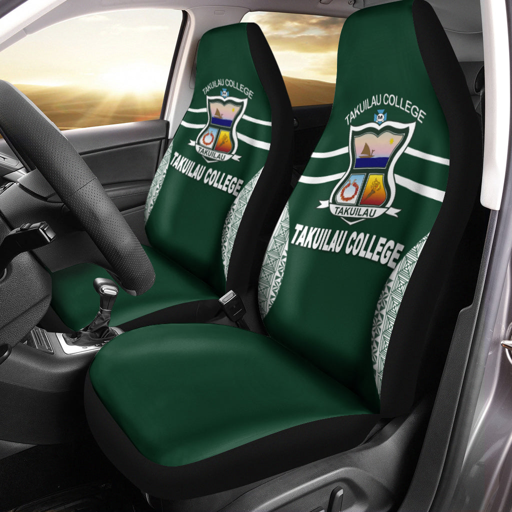 Takuilau College Tongan Patterns Car Seat Covers