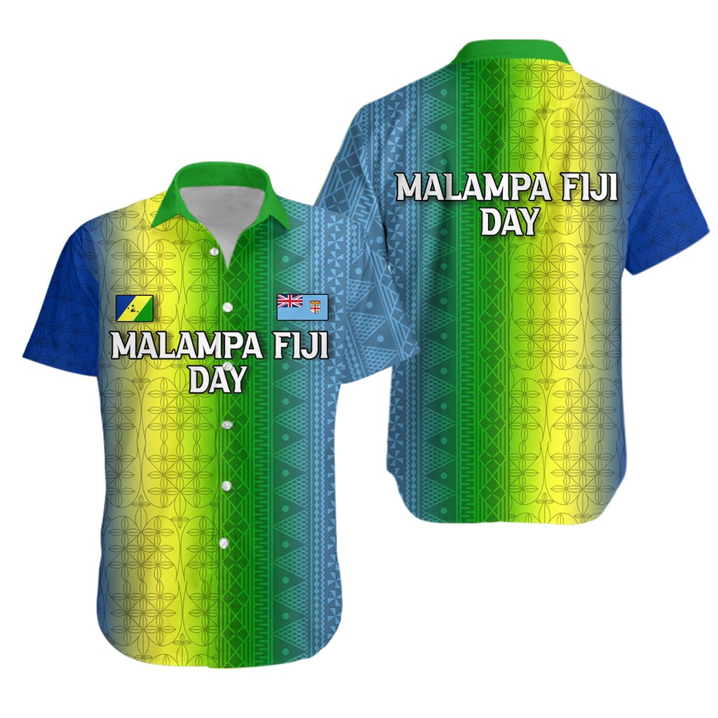 Vanuatu Malampa Fiji Day Hawaiian Shirt - Flag Version -