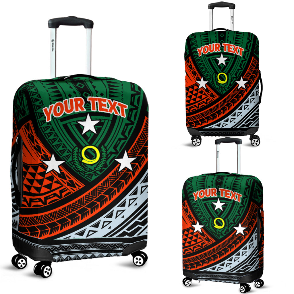 (Custom Personalised) Vanuatu Penama Province Tribal Pattern Luggage Covers