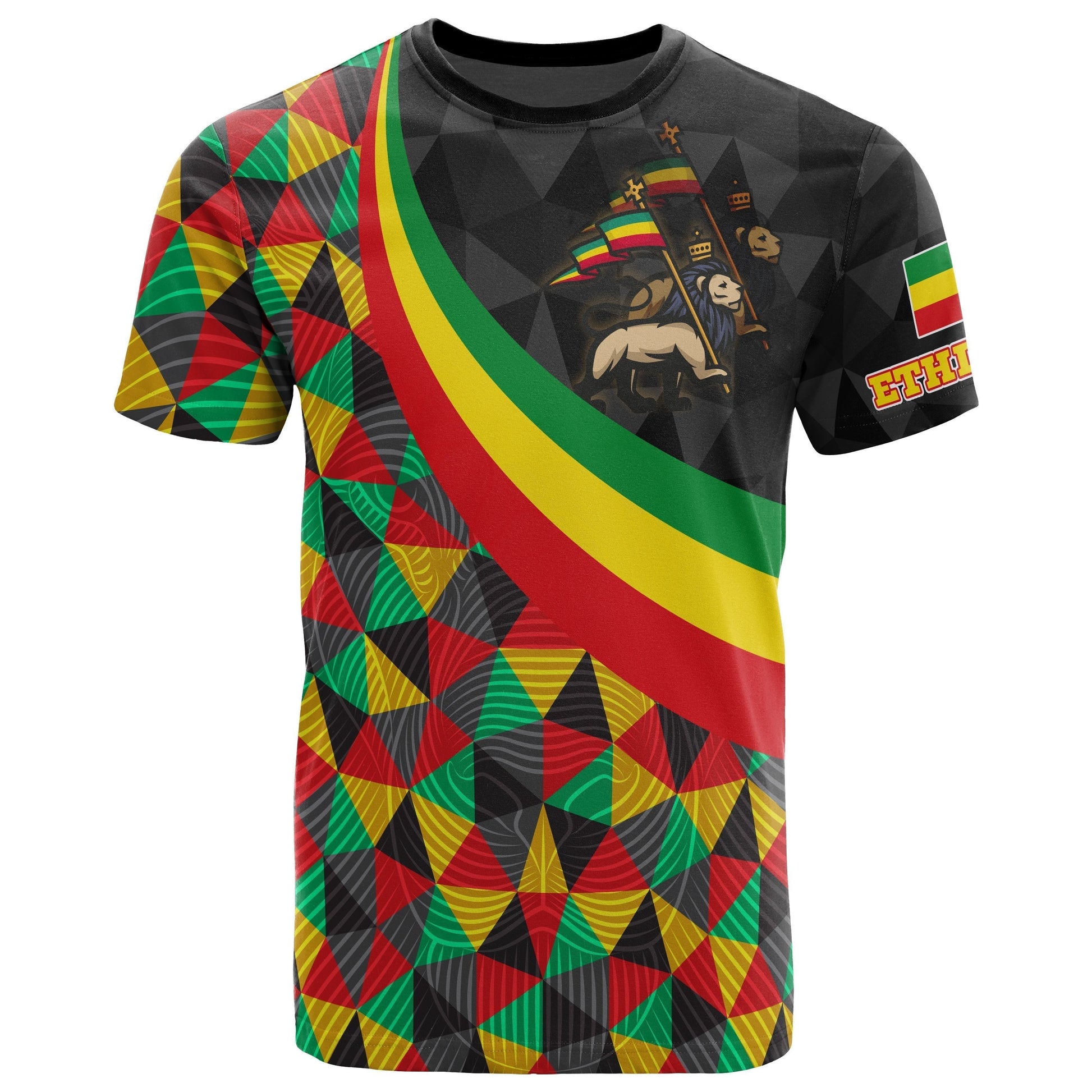 Ethiopia T Shirt Ethiopia Rasta Lion
