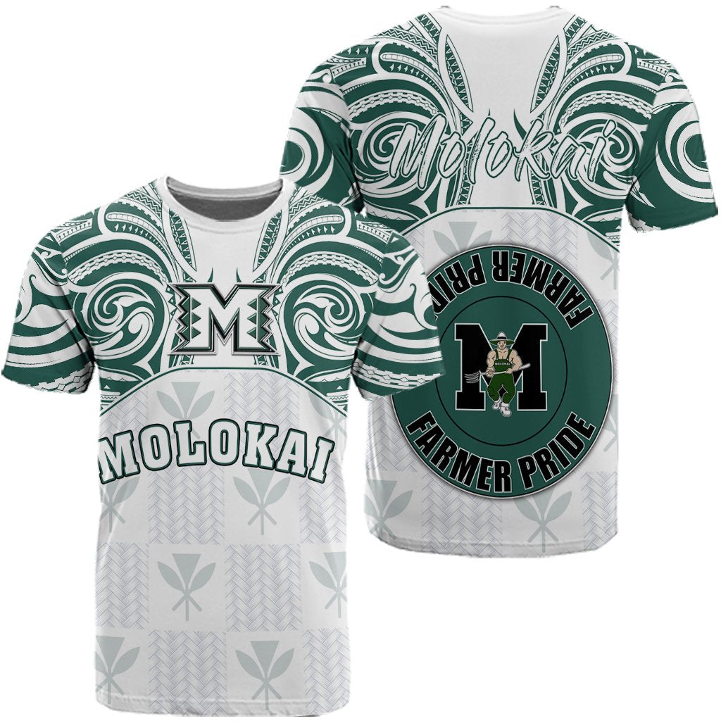 Hawaii T-Shirt - Kanaka Molokai High School T-Shirt Demodern Style Ah