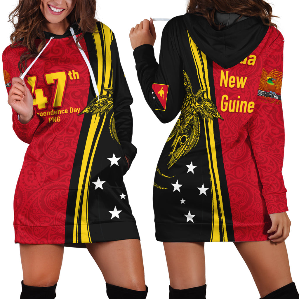 Papua New Guinea Independence Anniversary Polynesian Tribal Hoodie Dress