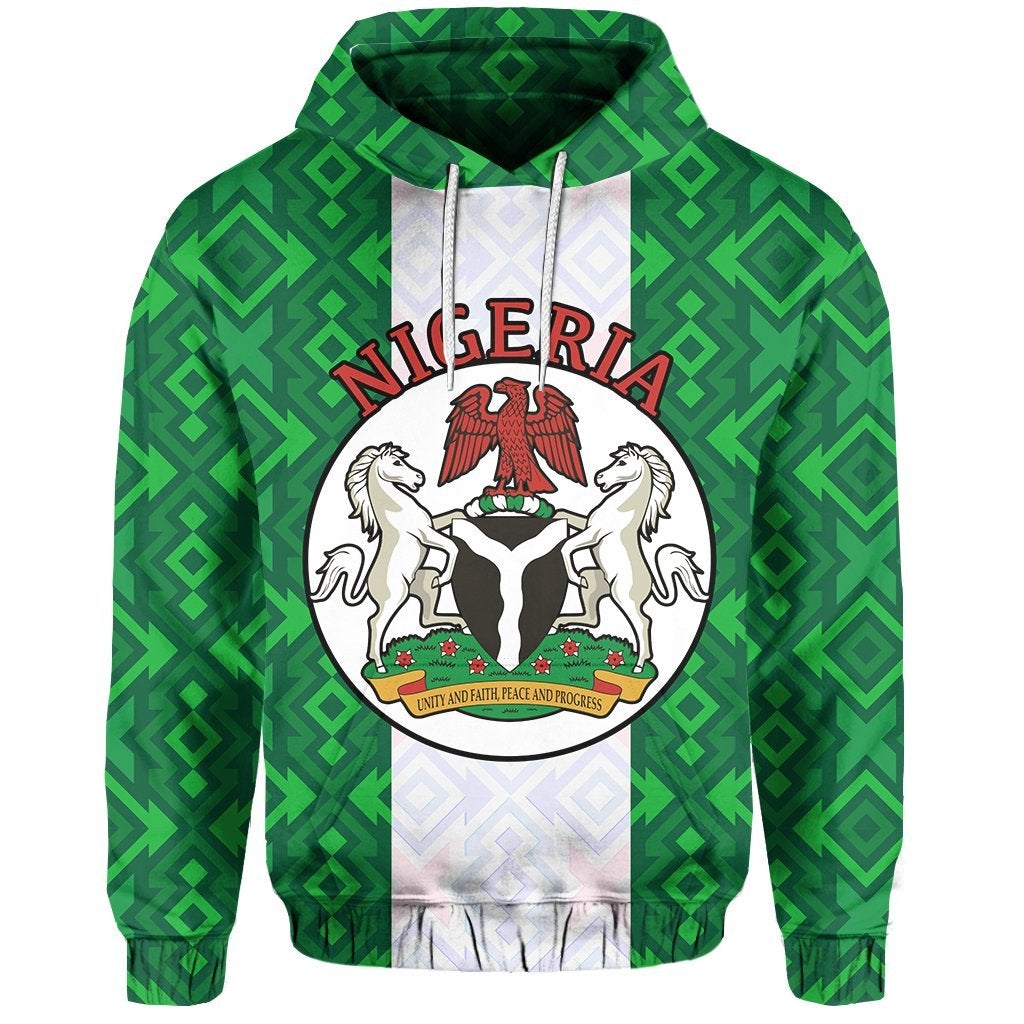 Nigeria African Patterns Hoodie 0