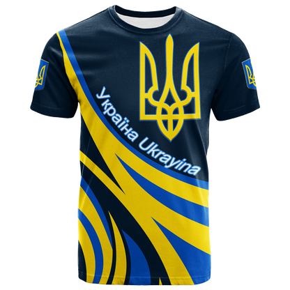 Ukraine Gold Trident T Shirt