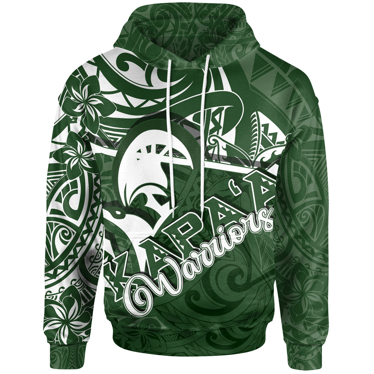 Hawaii Hoodie Kapaa High School Polynesian Tribal Pattern