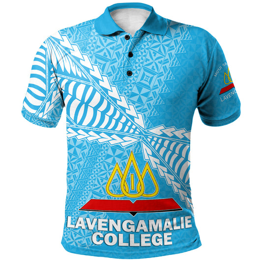 Tonga Polo Shirt - Lavengamalie College Tongan Pattern