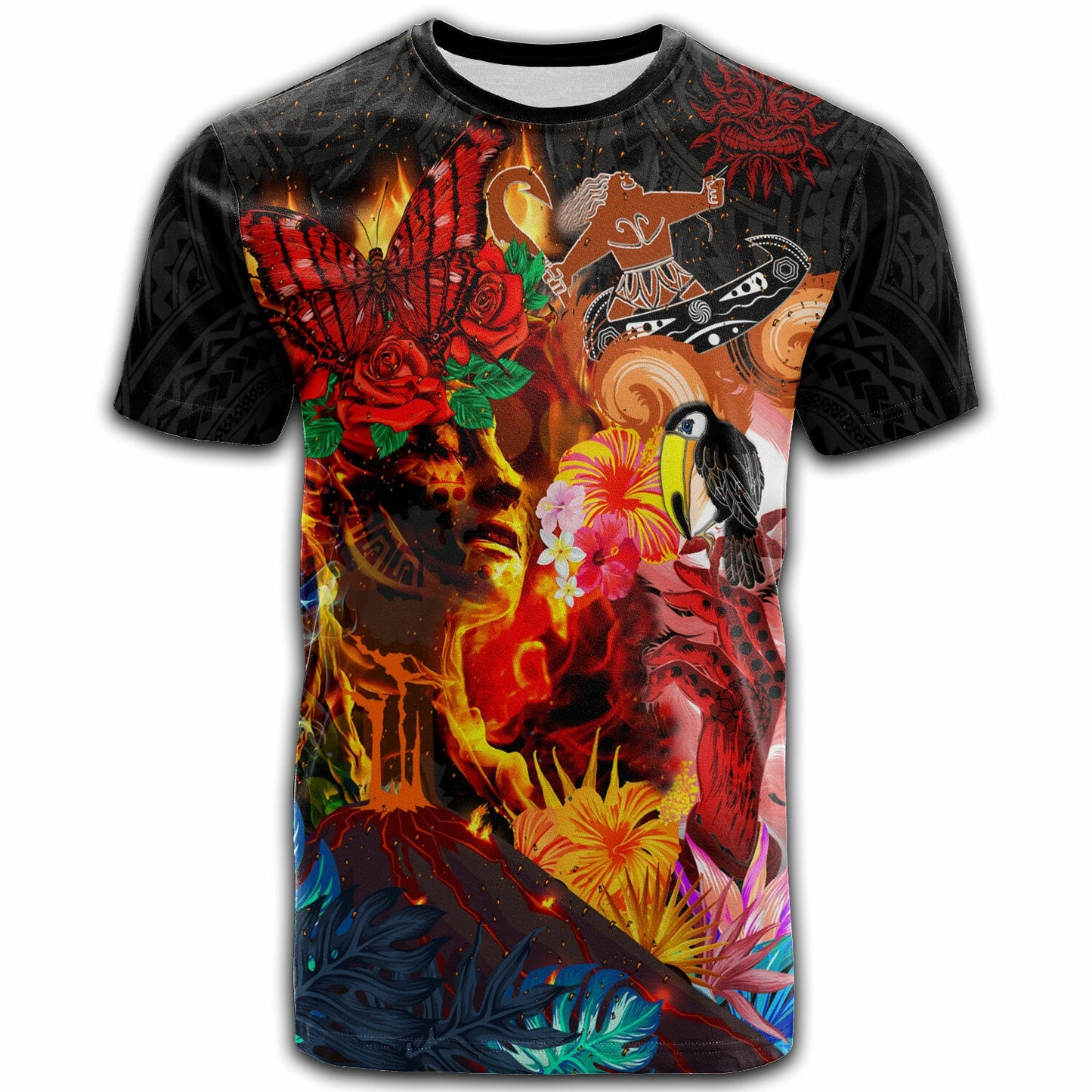 Hawaii Pele And Maui T Shirt Maui And Pele Create Hawai'i