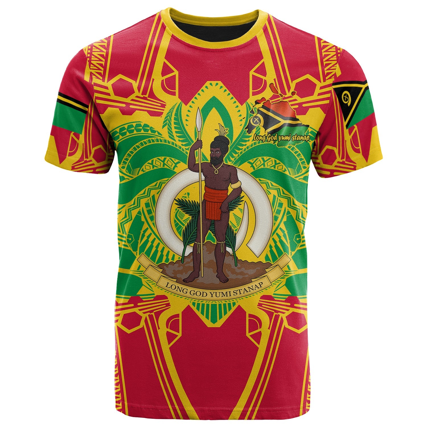 Vanuatu T-Shirt Vanuatu Pride With Polynesian Culture T-Shirt