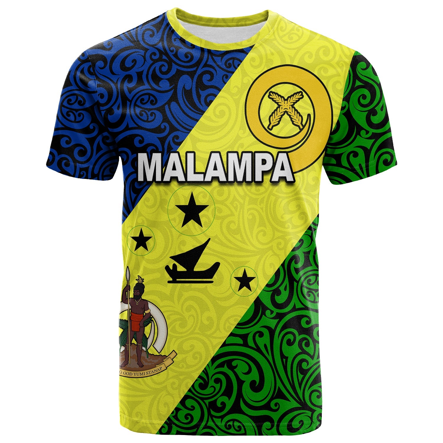 Malampa Province Vanuatu Patterns T Shirt -