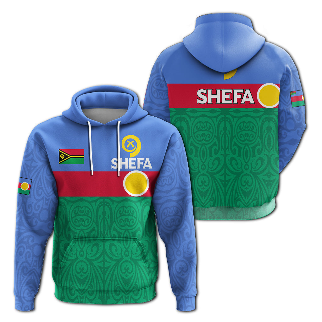 Vanuatu Shefa Province Hoodie Flag Style