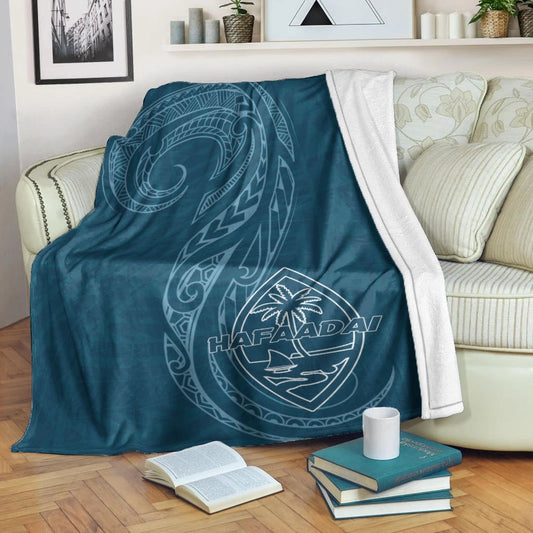 Guam Premium Blanket Hafa Adai Pattern Style