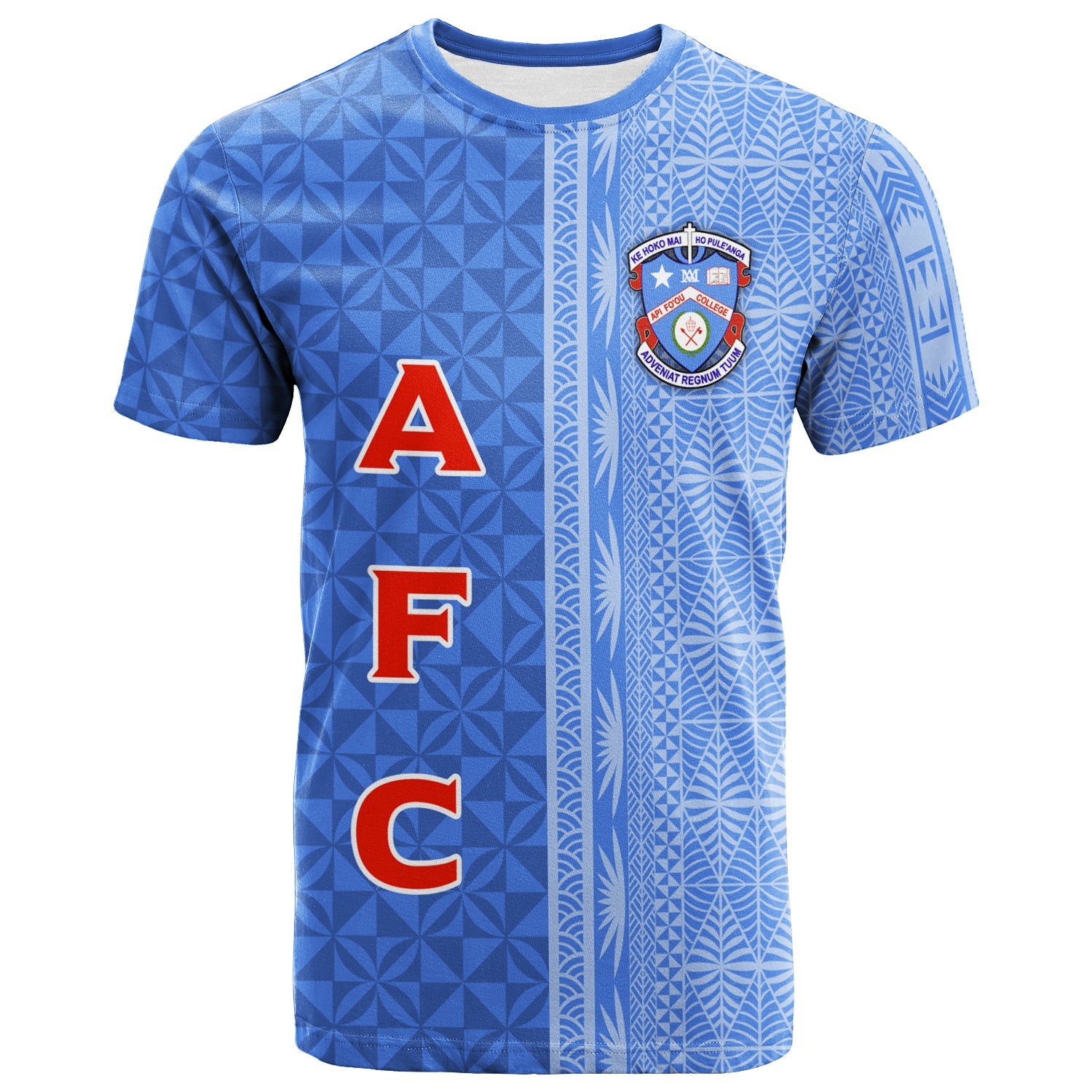Tonga Apifo'Ou College T - Shirt - Tongan Tribal -