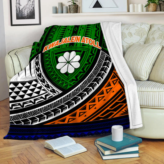 Kwajalein Atoll Tribal Pattern Blanket