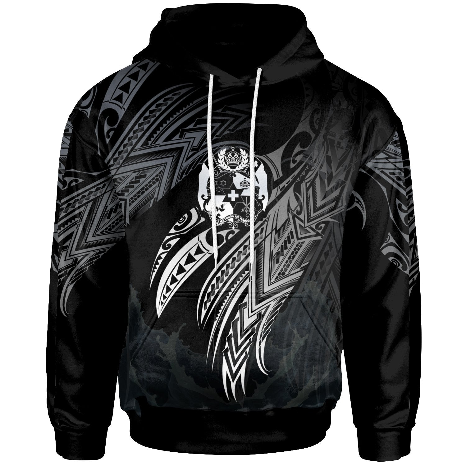Tonga Polynesian Hoodie Legend White Version