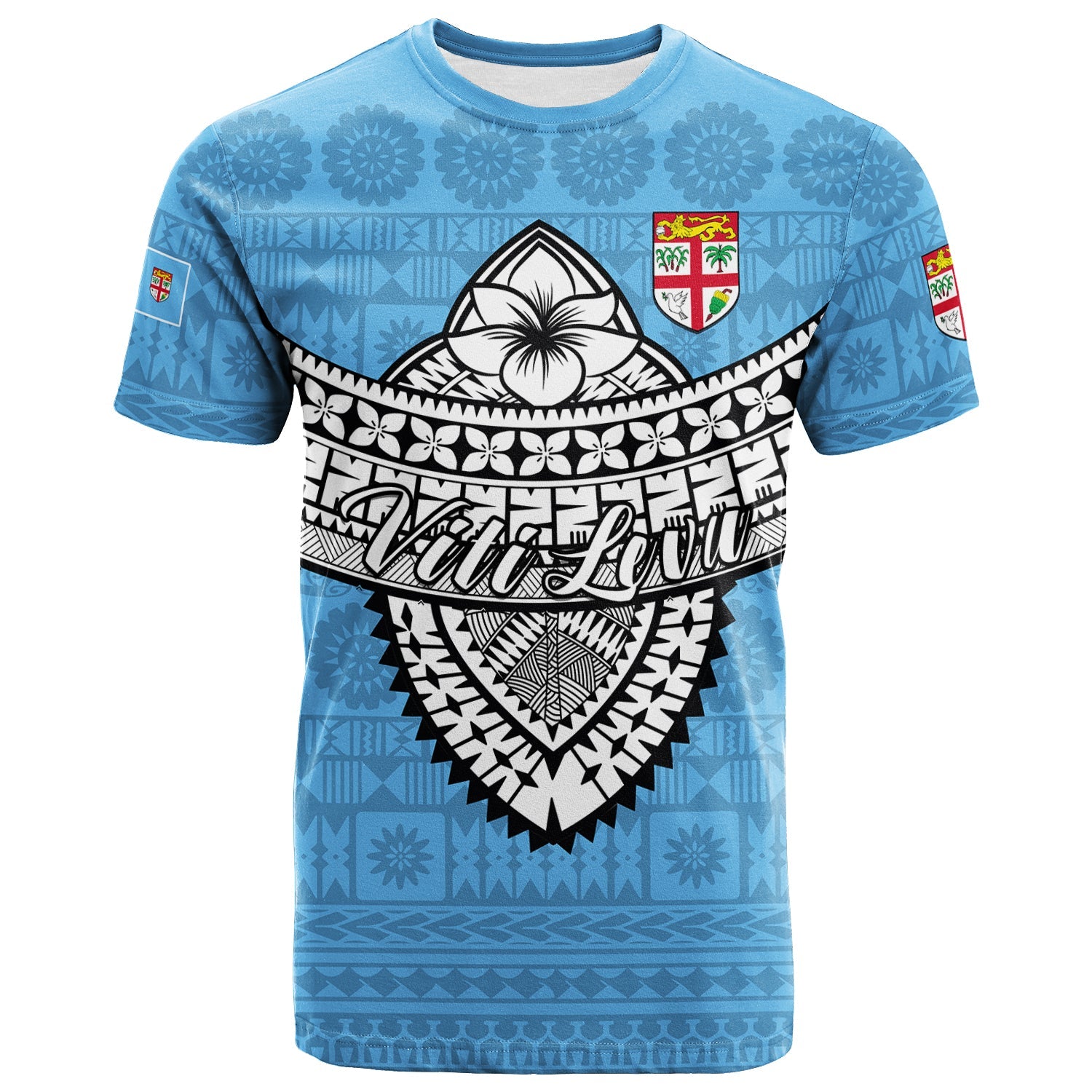 Fiji Viti Levu Tapa Tribal T Shirt 2