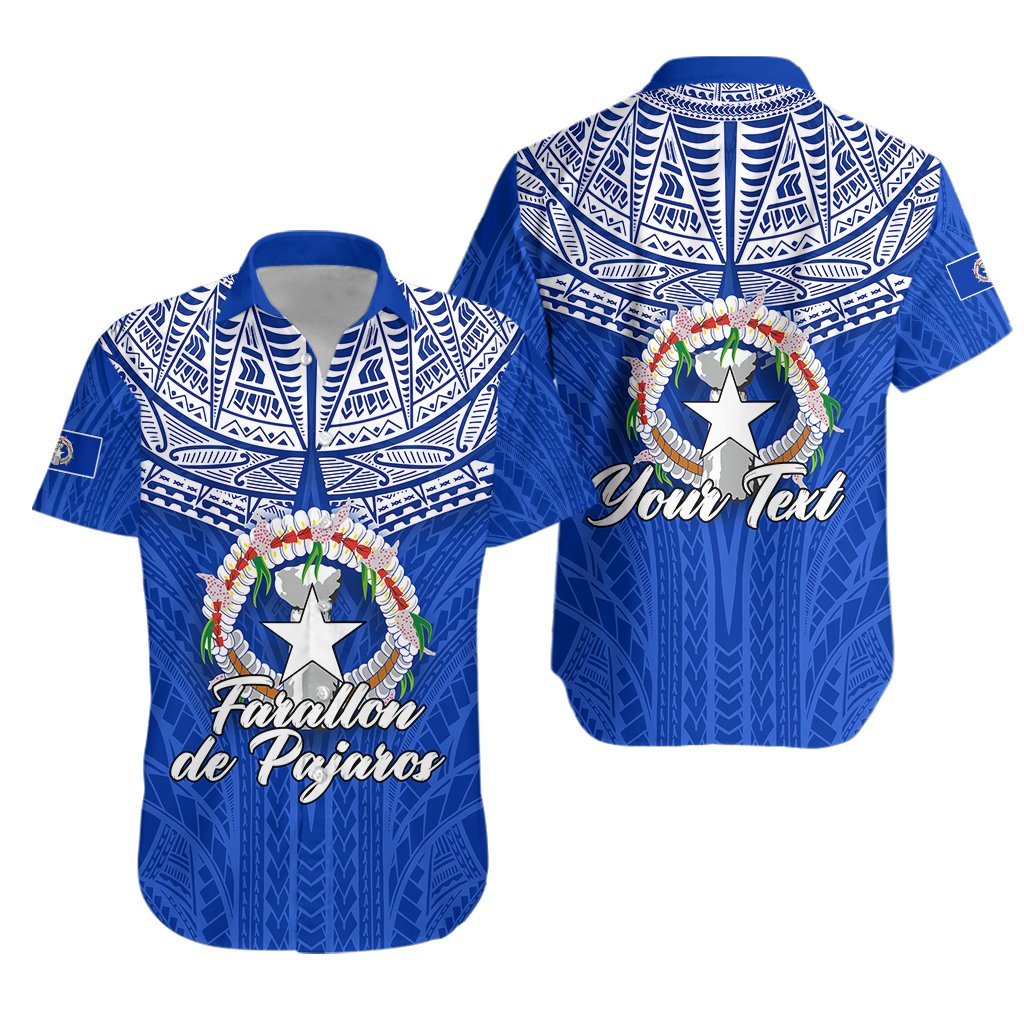 Custom Personalised Northern Mariana Islands Farallon de Pajaros Hawaiian Shirt -