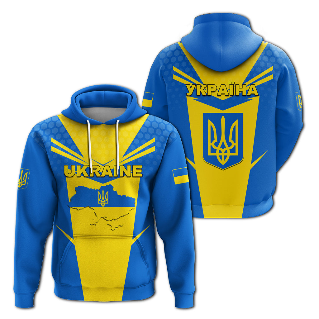 Ukraine Map Legend Hoodie