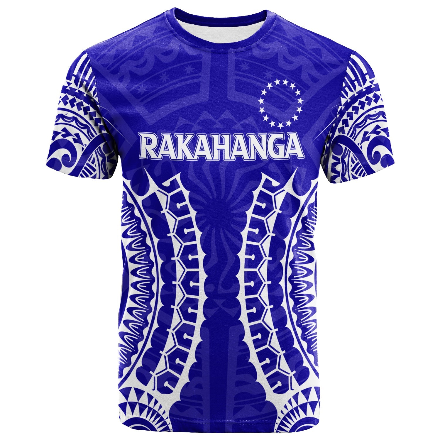 Cook Islands Rakahanga T Shirt Tribal Pattern 2