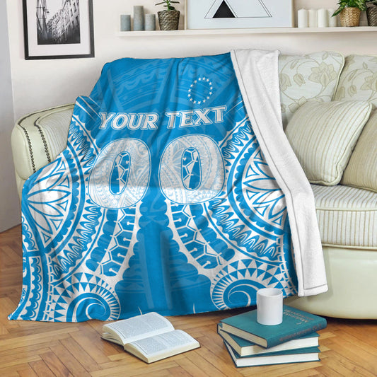 Custom Personalised Cook Islands Tongareva Blanket Tribal Pattern