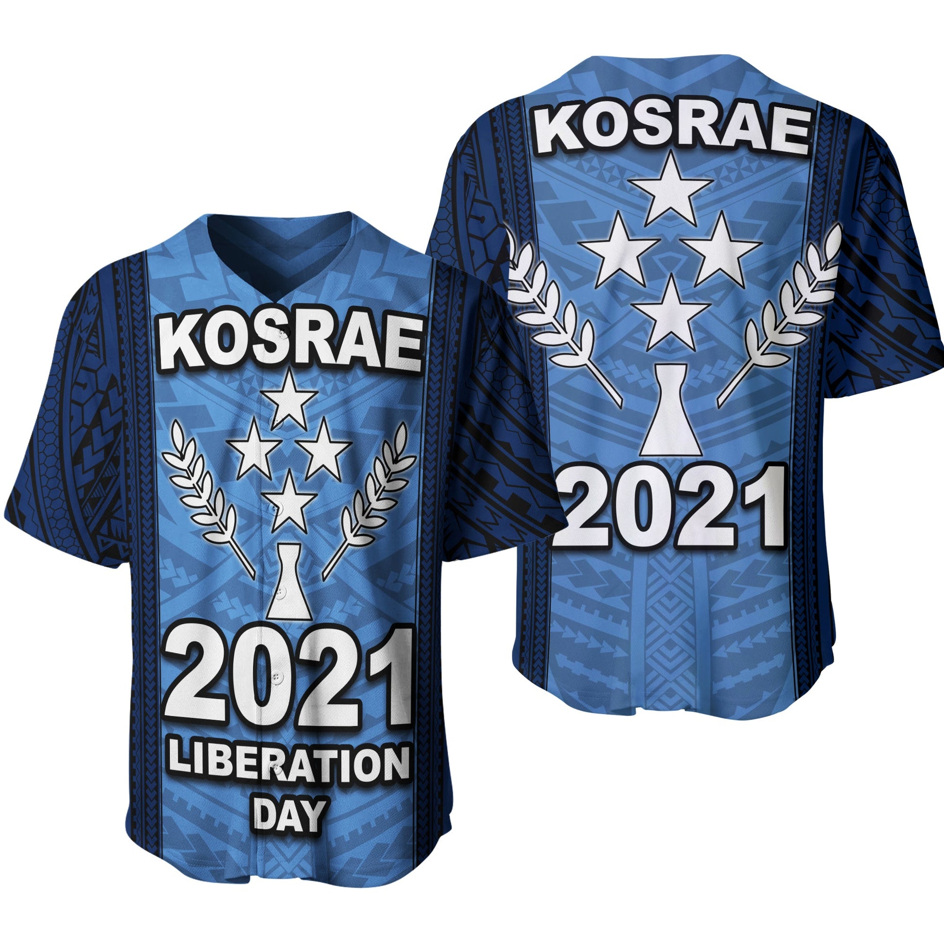 Kosrae Liberation Day 2021 Baseball Jersey