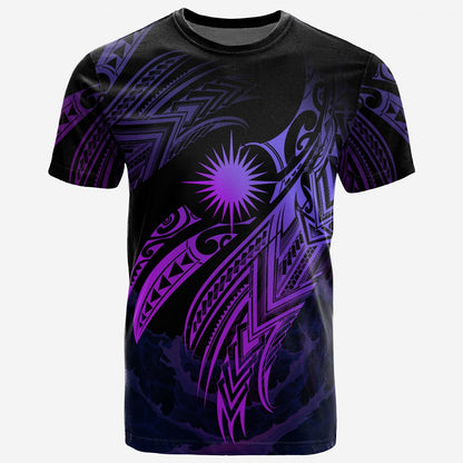 Marshall Islands Polynesian T Shirt Marshall Islands Legend Purple Version