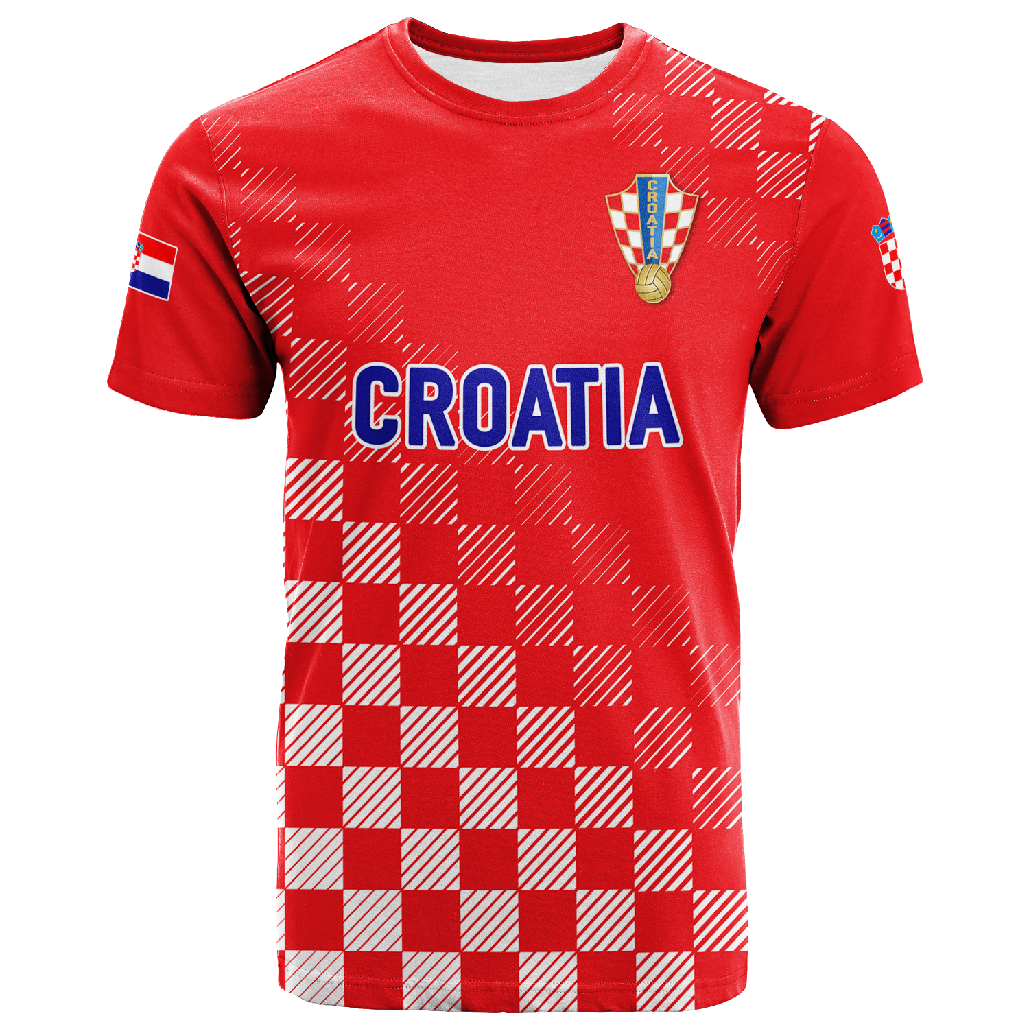 Croatia Football 2022 Champions Pride T Shirt Red