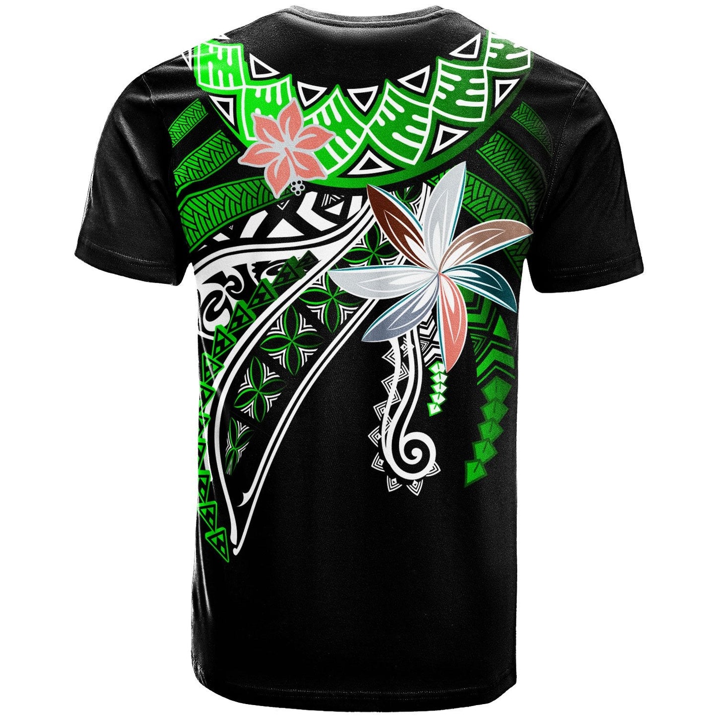Samoa Custom Personalised T - Shirt - Fanciful Forest Green Color