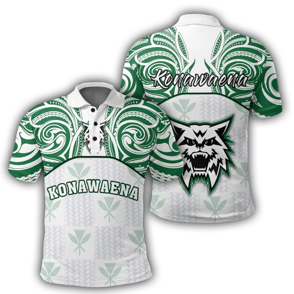 Hawaii Polo Shirt - Kanaka Konawaena High School Polo Shirt Demodern Style AH