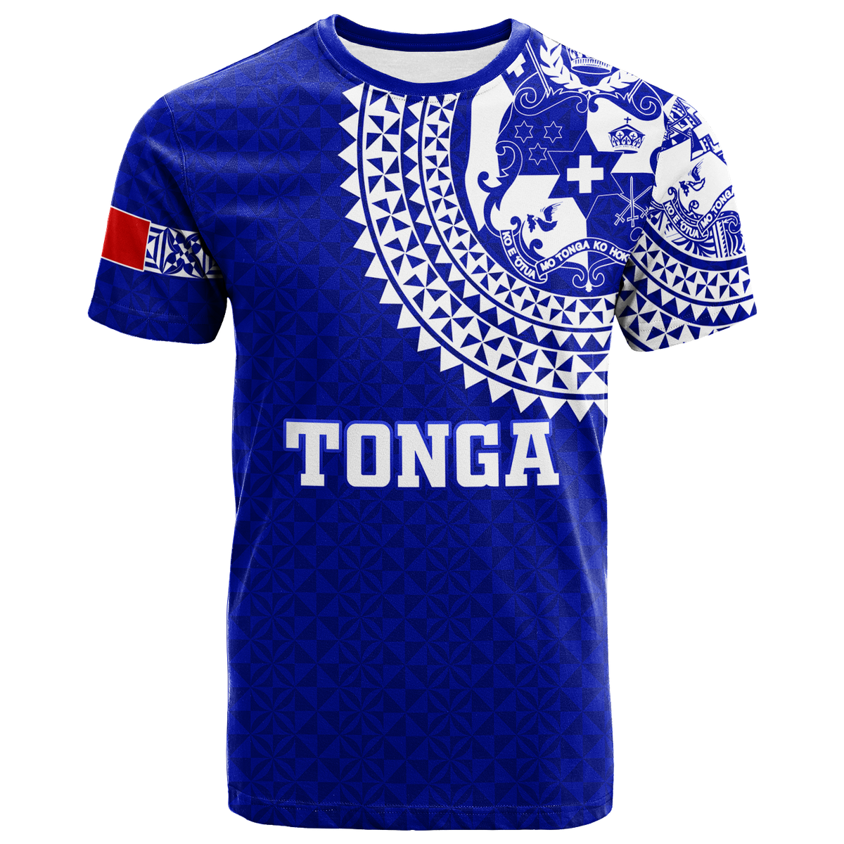 Tonga T - Shirt Tongan Blue Turtle -