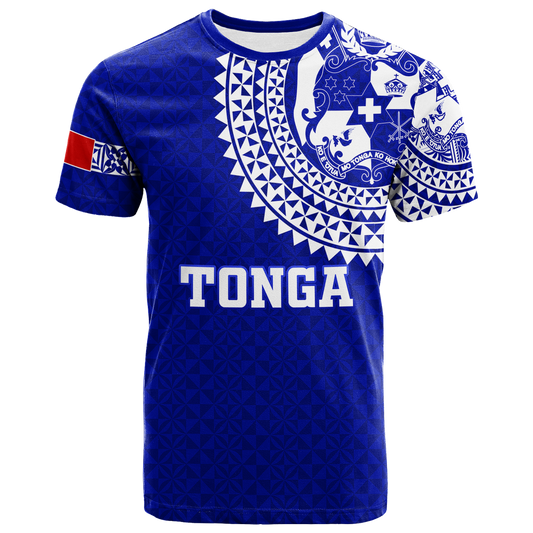 Tonga T - Shirt Tongan Blue Turtle -