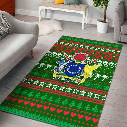 Cook Islands Christmas Area Rug Ugly Christmas
