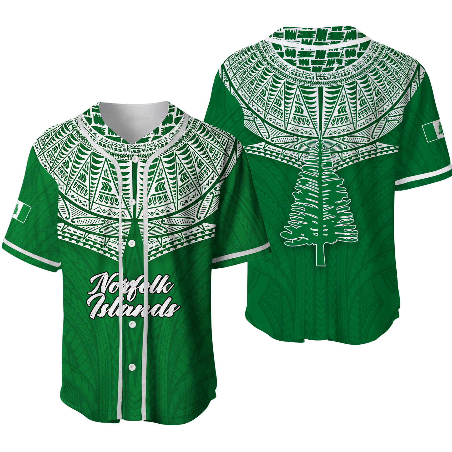 Norfolk Islands Pine Tree Baseball Jersey