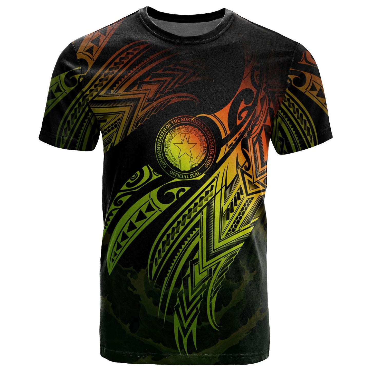 Northern Mariana Islands Polynesian T Shirt Northern Mariana Islands Legend Reggae Version