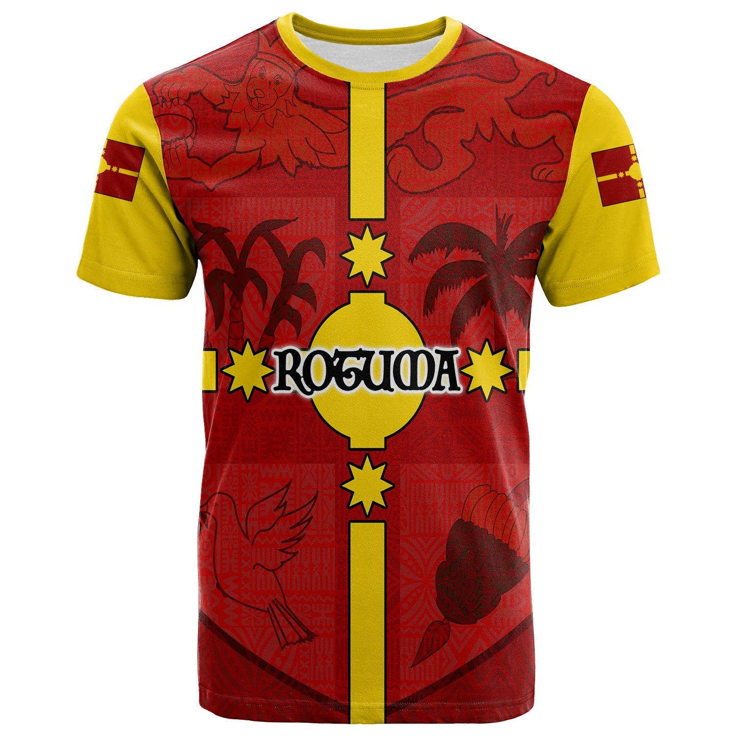 Rotuma Fiji T Shirt - Fijian Patterns -