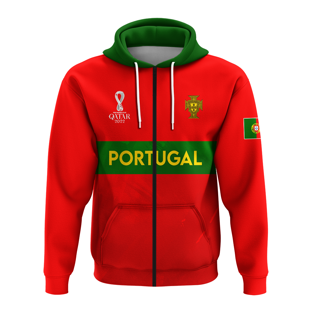 Custom Portugal Football 2022 Hoodie