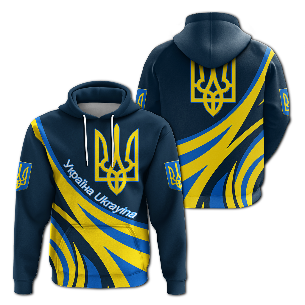 Ukraine Gold Trident Hoodie