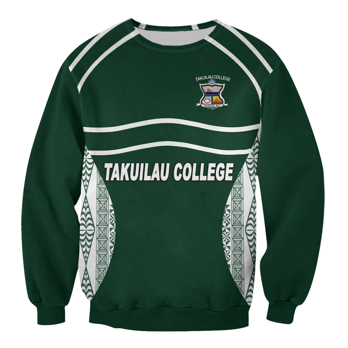 Takuilau College Tongan Patterns Sweatshirt