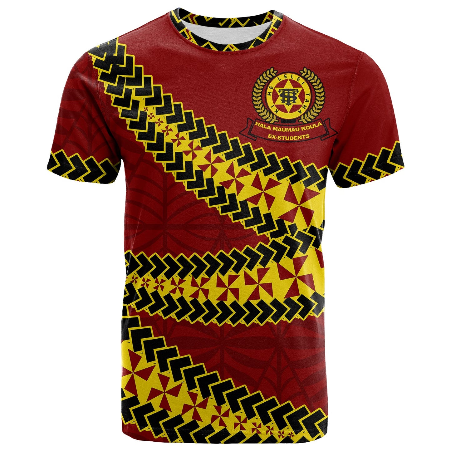 Tonga High School T Shirt - Tongan Patterns -