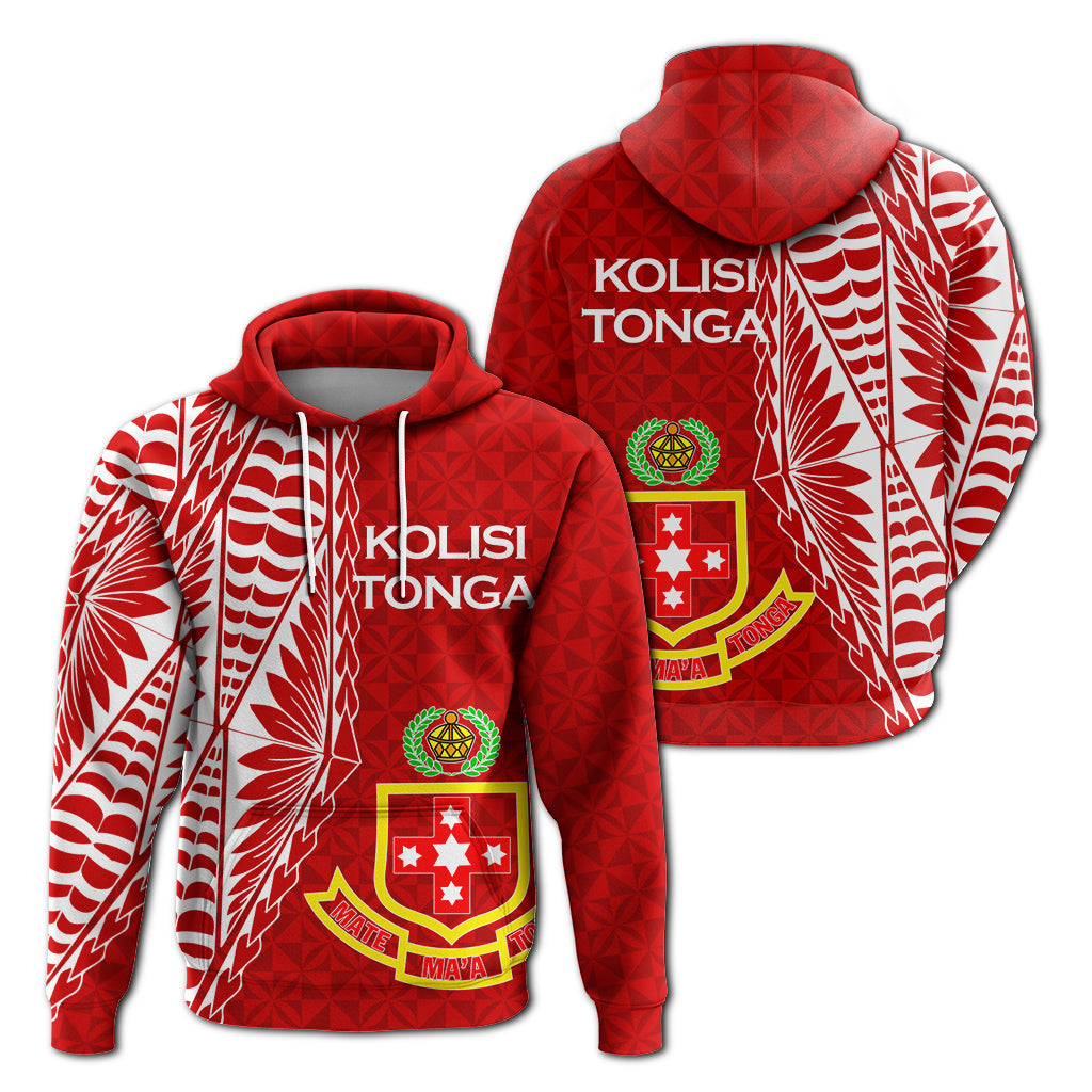 Kolisi Tonga 'Atele Hoodie Tongan Tribal -