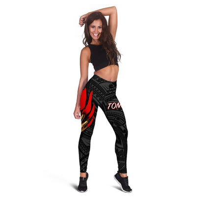 Tonga Legging - Tongan Is Myself Black